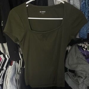 Old Navy Olive Green Short Sleeve Tee